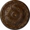 Ekena Millwork Amelia Ceiling Medallion (Fits Canopies up to 4 1/8"), 15 3/4"OD x 5/8"P, Root Beer Crackle CM16AMRBC - alternate 1